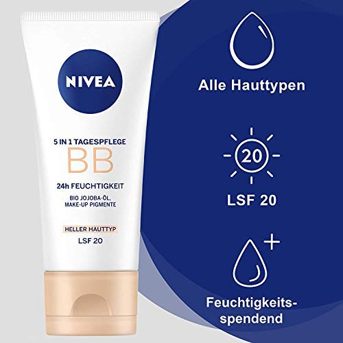 BB-Cream NIVEA Getönte Tagespflege für mittlere bis dunklere