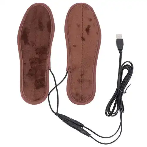 Beheizbare Sohlen OUNONA Paar Beheizbare Einlegesohlen USB