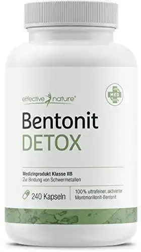 Bentonit effective nature – Detox – 240 Kapseln – Zertifiziert