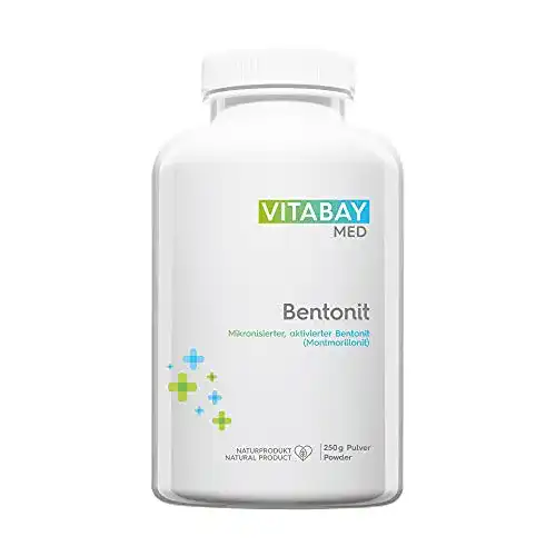 Bentonit vitabay Pulver (250 g) Ultrafein, bis zu 96% Montmorillonit
