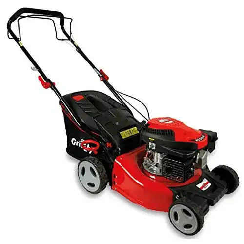 Benzin-Rasenmäher Grizzly Tools mit Hinterradantrieb 4-Takt Motor