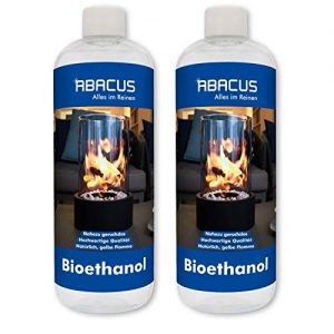 Bioethanol ABACUS 2X 1000 ml – Bio-Flamme Brennstoff Alkohol