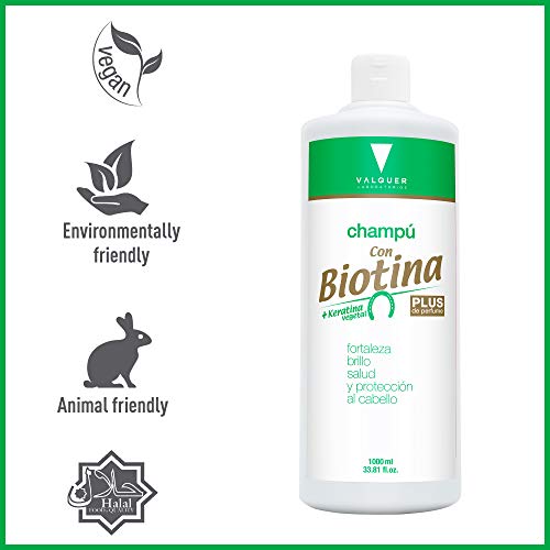 Biotin-Shampoo VALQUER Pflege Shampoo – 1000 ml
