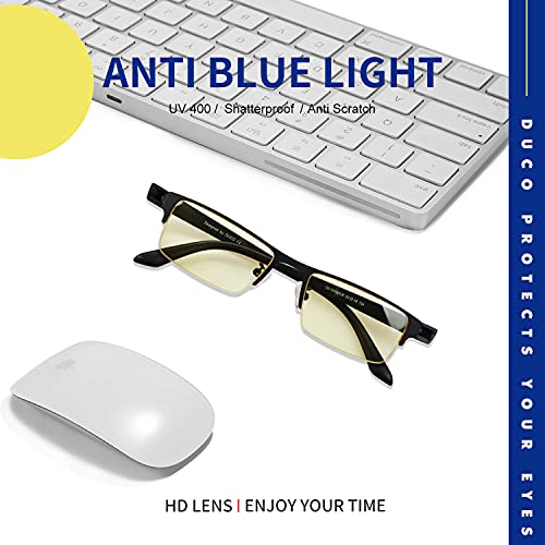 Blaulichtfilter-Brille DUCO Optik Blaufilterbrille Blaues Licht
