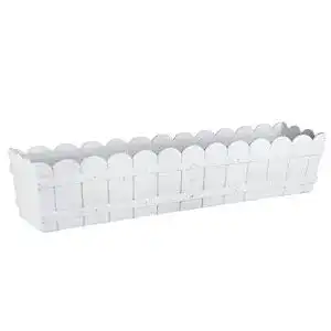 Blumenkasten Emsa 515251 , Shabby Chic, Länge 75 cm, Weiß
