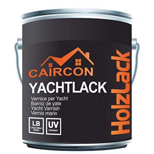 Bootslack CAIRCON Yachtlack | Lack für Holz Glänzend Farblos 2,5L
