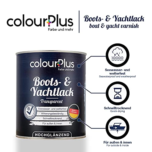 Bootslack colourPlus Farbe und mehr colourPlus®️ 1K 750ml schwarz