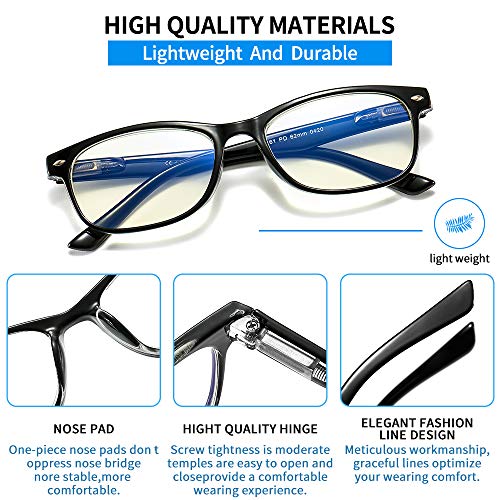Brillen Suertree Anti-blaue Lese Sehhilfe Augenoptik Feder