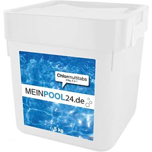 Chlortabletten (Pool) MEINPOOL24.DE 2×5 kg = 10 kg 5 in 1-200g