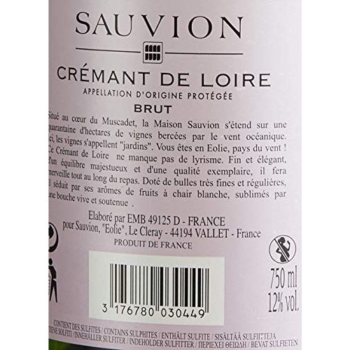 Cremant de Loire Sauvion – Crémant de Loire Brut (1 x 0.75 l)