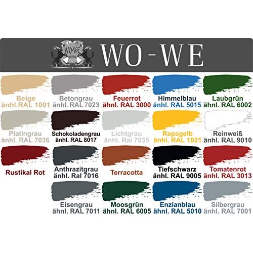 Dachbeschichtung WO-WE Dachfarbe Sockelfarbe  W510 10L