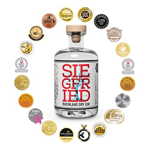 Deutscher Gin Siegfried Rheinland Dry Gin (1 x 0.5 l)