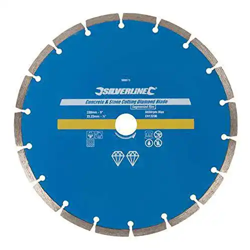 Diamanttrennscheibe 230 mm Silverline 589673 Stein- und Beton-