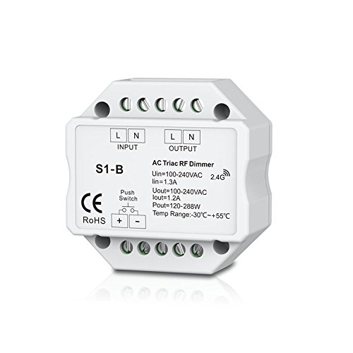 Dimmer Nutbro 100-240VAC AC Triac RF Push and Switch Knx-N Bus