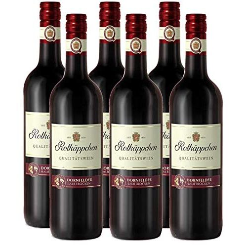 Die beste dornfelder rotkaeppchen qualitaetswein halbtrocken 6 x 0 75 l Bestsleller kaufen