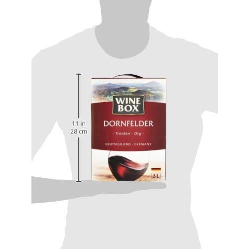 Dornfelder WineBox Wine Box Landwein Rhein trocken Bag-in-Box