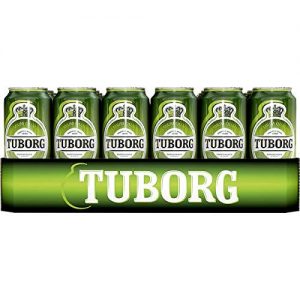 Dosenbier Tuborg 24 Dosen Bier a 0,5L Liter Bier inc. 6.00€ EINWEG