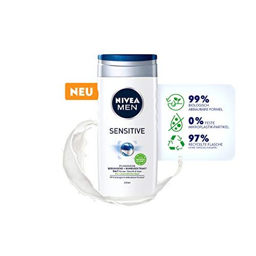 Duschgel Nivea Men Sensitive Pflegedusche (250 ml), erfrischend