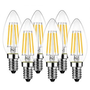 E14-LED LVWIT E14 Candle LED Bulb for Chandelier, E14 Retrofit