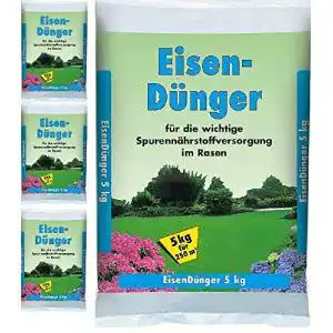 Eisendünger gpi 5kg gegen Moos Rasendünger Dünger Eisen