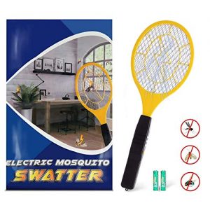 Elektrische Fliegenklatsche Zenoplige ,Insektenvernichter (Gelb)