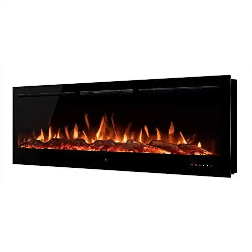 Elektrokamin Noble Flame Paris Schwarz 1830 (183 cm / 72”)