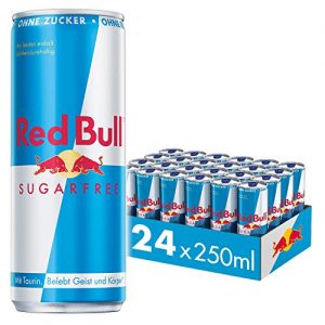 Energy Drink Red Bull Sugarfree Dosen Getränke Zuckerfrei 24er