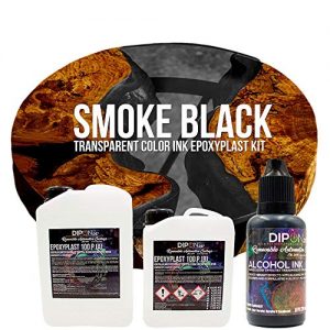 Epoxidharz DIPON EpoxyPlast 100 P Smoke Black Alcohol Ink Kit Set
