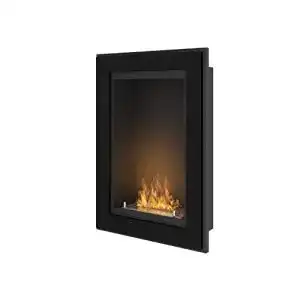 Ethanol-Kamin SOLOLED Bio für den Einbau an der Wand