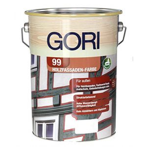 Fassadenfarbe Gori 99 Holz- und 7117 Schwedenrot, 0,75 Liter
