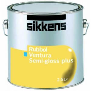 Ablaklakk Sikkens Rubbol Ventura Semi-gloss Plus, 2,5 L., Fehér