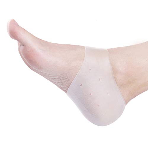 Fersenpolster LEZED Silikon Gel Socken Fersenschutz, 3 Paare