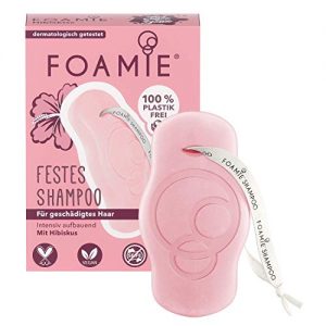 Festes Shampoo Foamie für geschädigtes und fettiges Haar, 80g