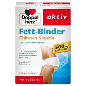 Fettbinder Doppelherz Fett-Binder mit Chitosan – 1 x 40 Kapseln