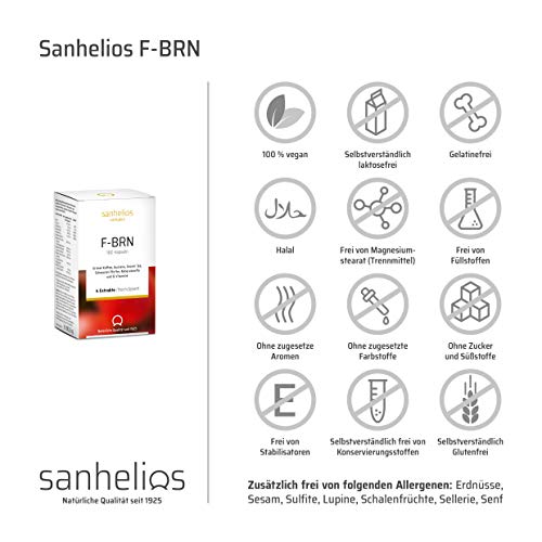 Fettbinder Sanhelios F-BRN Komplex Kapseln – Vegan, 100 Stück
