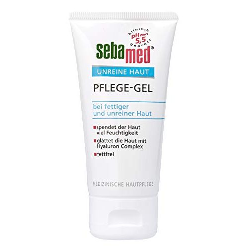 Feuchtigkeitscreme Sebamed Unreine Haut Pflege-Gel, 50 ml