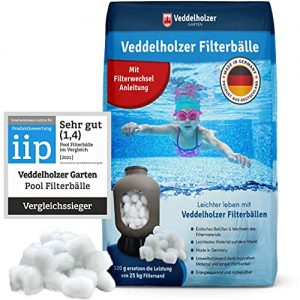 Filterbälle Veddelholzer Pool leichtestes Material ersetzt 25kg
