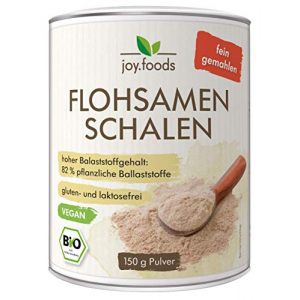 Flohsamen joy.foods Bio schalenpulver, fein gemahlen, 150 g
