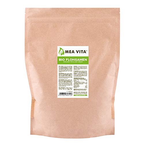 Flohsamen Mea Vita MeaVita Bio , 99% rein, 1000g im Beutel