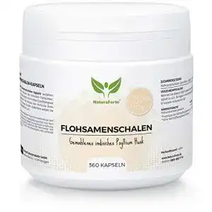 Flohsamenschalen-Kapseln NaturaForte Flohsamenschalen