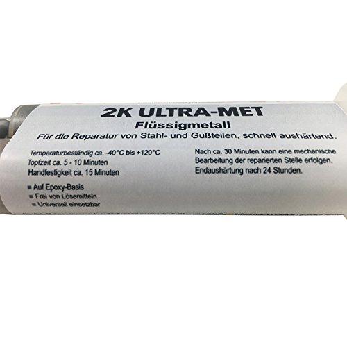 Flüssigmetall SANTeXX 2K ULTRA-MET Profi-Reparaturkleber