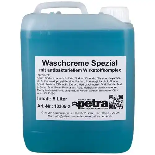 Flüssigseife 10l Petra Cremeseife spezial [2×5 Liter Kanister]
