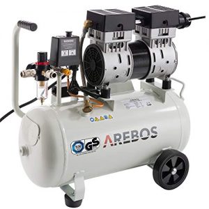 Flüsterkompressor Arebos | Kompressor | 24 Liter | Ölfrei