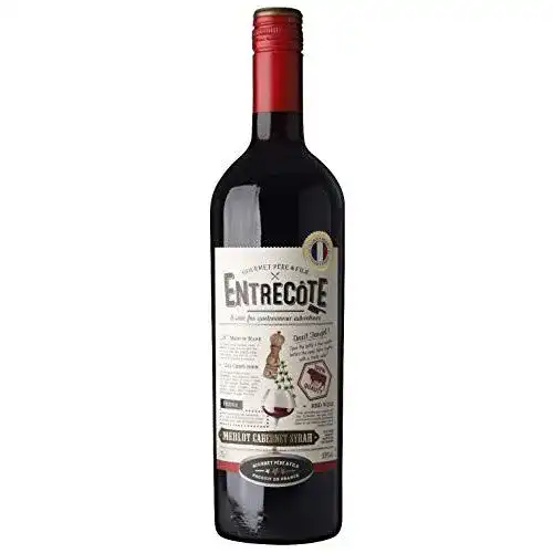 Französischer Rotwein Entrecote Merlot Cabernet Sauvignon IGP
