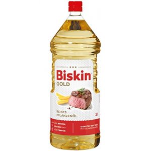 Frittieröl Biskin Gold Reines Pflanzenöl 4er Pack (4 x 2 l Flasche)