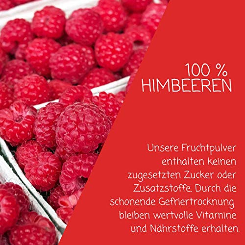 Fruchtpulver myfruits ® Himbeerpulver – ohne Zusätze, (70g)
