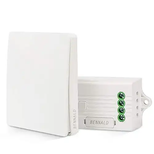 Funkschalter BENNALD Licht, Funk Schalter Lichtschalter Set