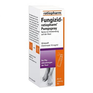 Fußpilz-Spray Ratiopharm FUNGIZID- Pumpspray 40 ml