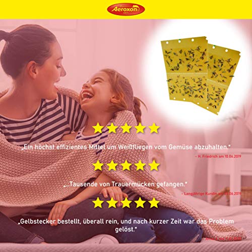 Gelbtafeln Aeroxon – Gelbsticker, Gelbfalle, , 20 teilbare Leimtafeln