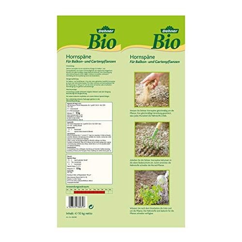 Gemüsedünger Dehner Bio Hornspäne, 10 kg, für ca. 100 qm